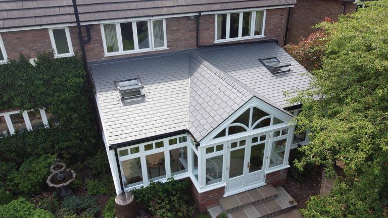 Guardian Warm Roof drone shot